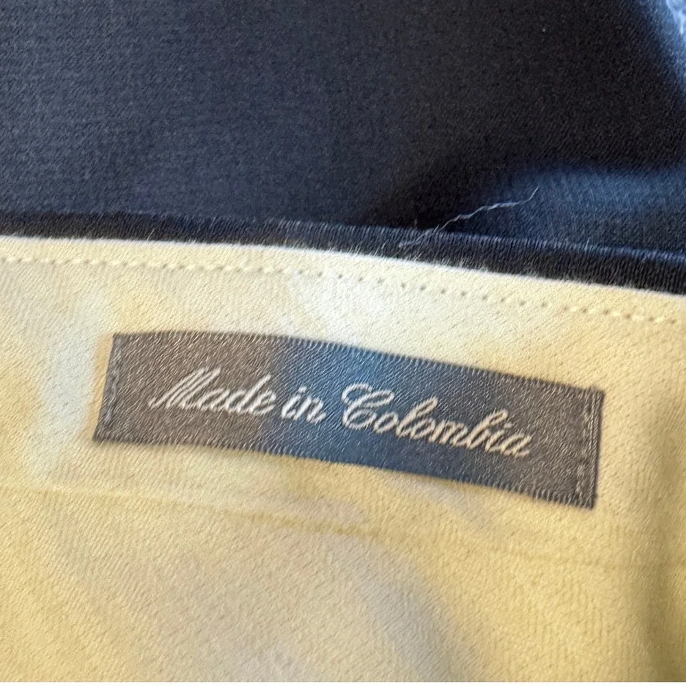 Oscar de la Renta Mens Black 100% Wool‎ Pleated Cuffed Dress Pants 36W 32L J177